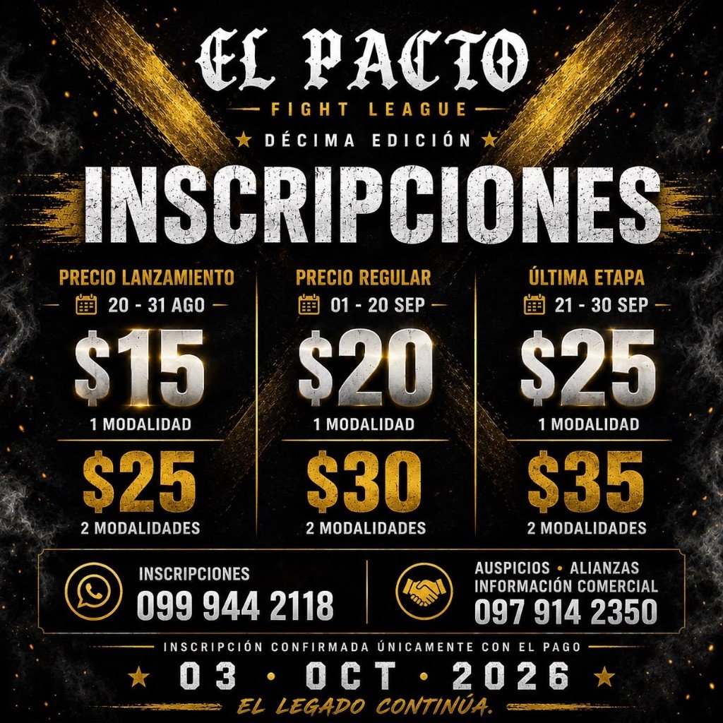 El Pacto Fight League Décima Edición